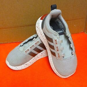 Adidas Size 7K Toddler Sneakers Red/White/Blue outside edges. Gray/Black/Red Upp